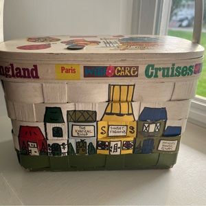 Vintage Caro Nan 1975 basket purse